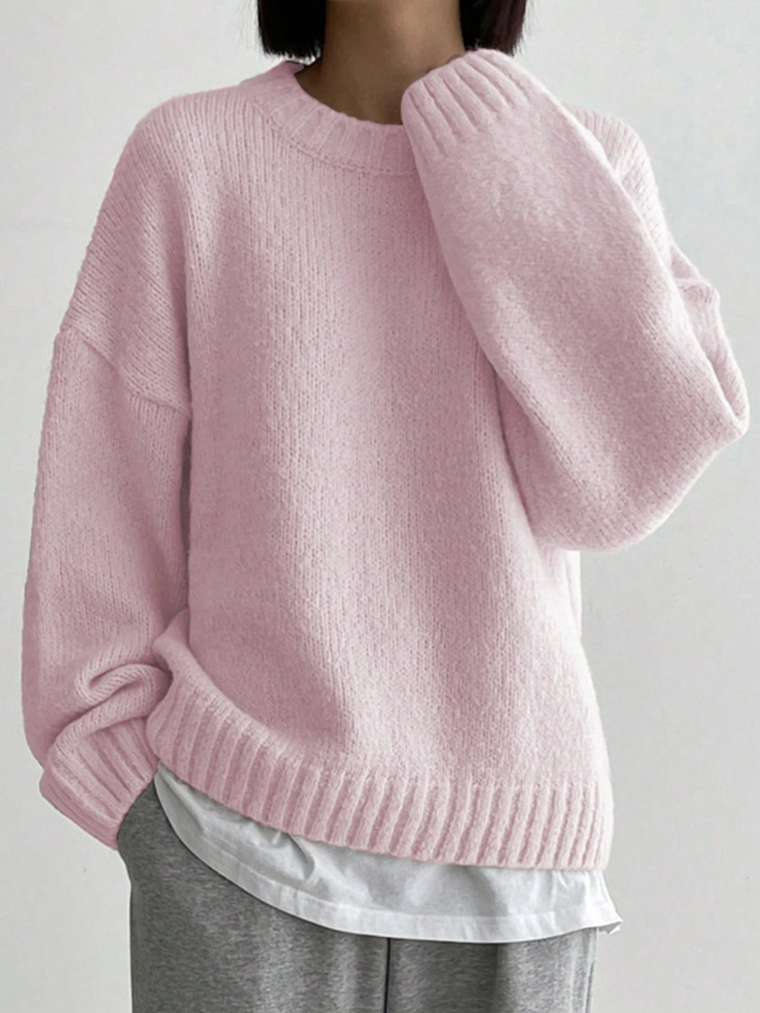 Jersey oversize en rosa