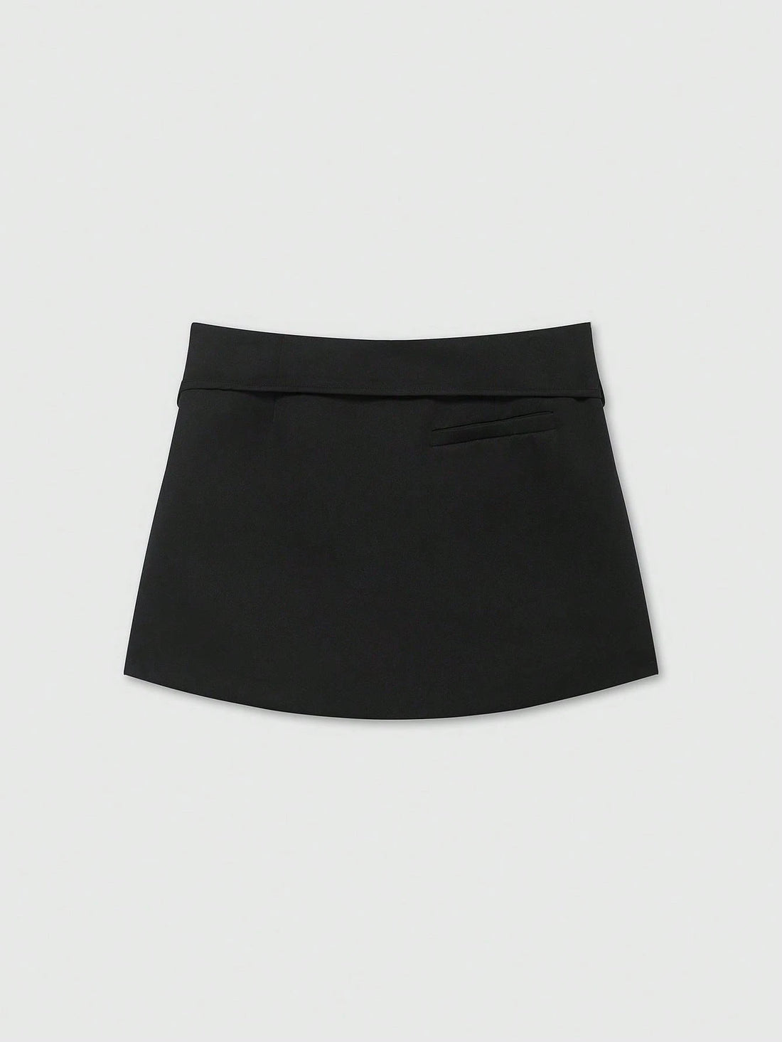 Falda pantalón con hebilla en negro, vista 2