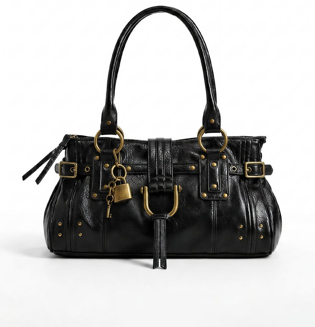 Bolso boston vintage en negro