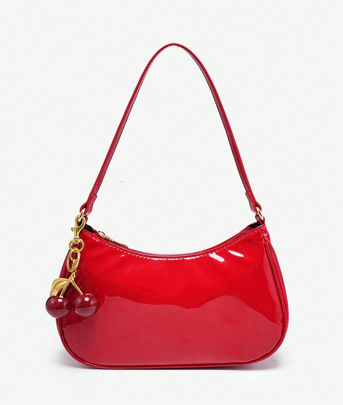 Bolso baguette en rojo