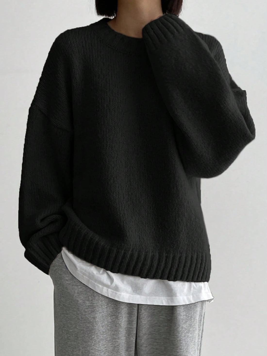 Jersey oversize en negro