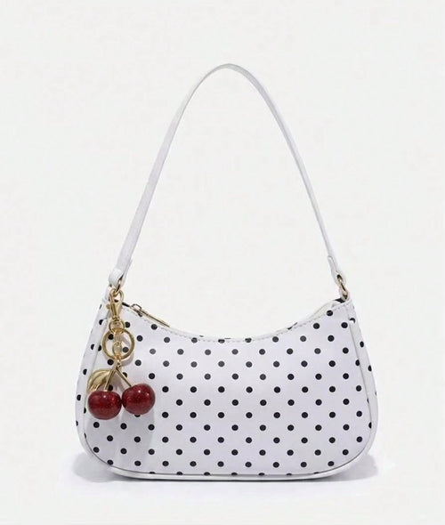 Bolso baguette en blanco