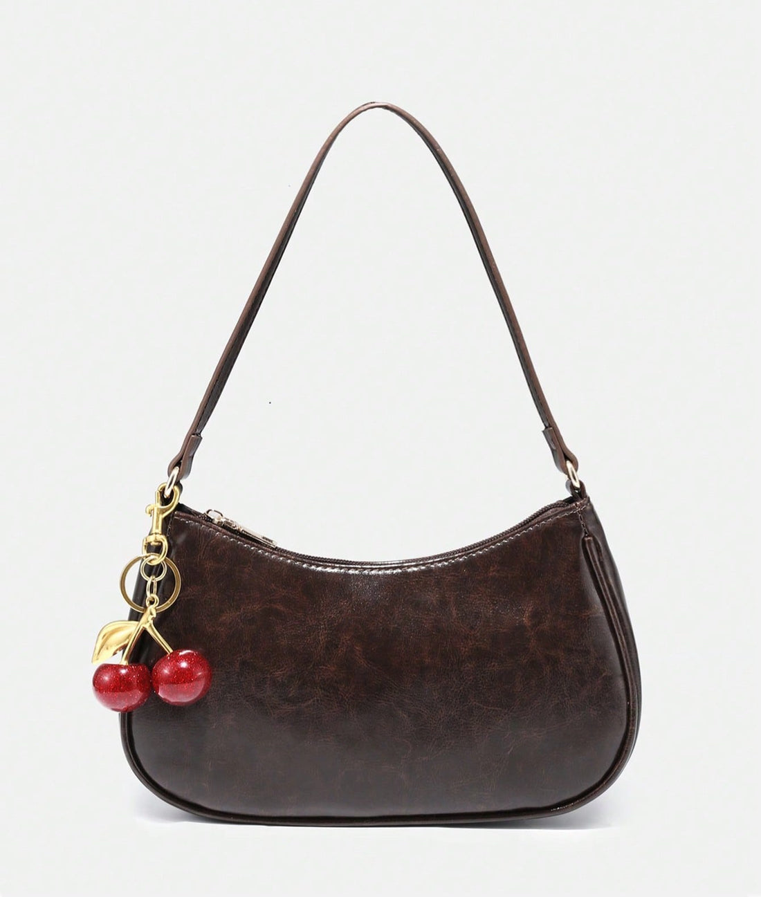Bolso baguette en café