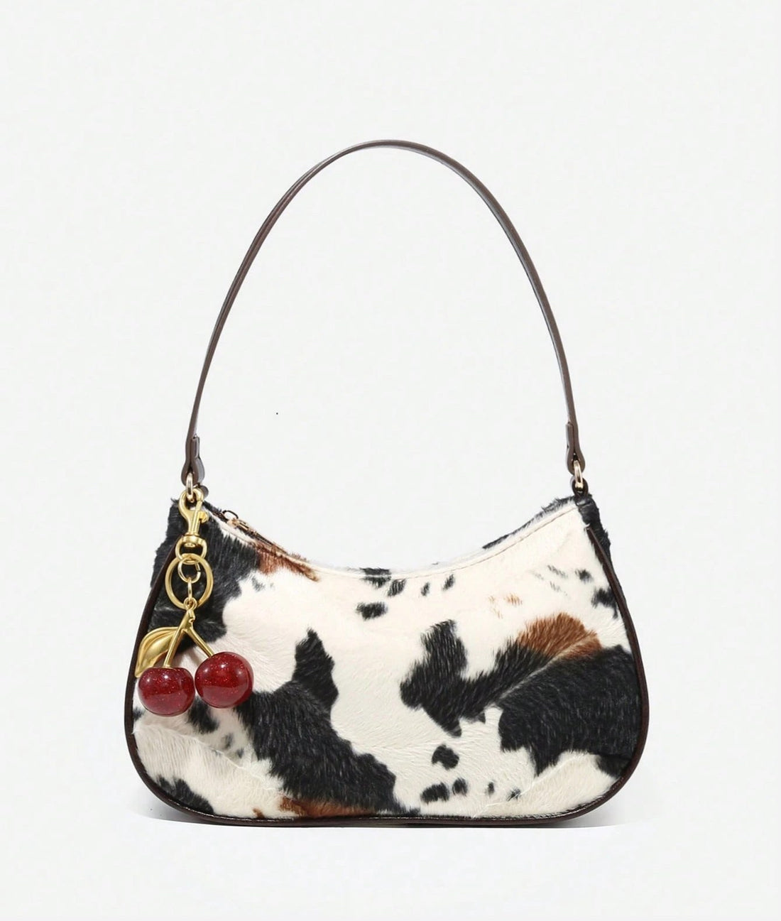 Bolso baguette en marrón